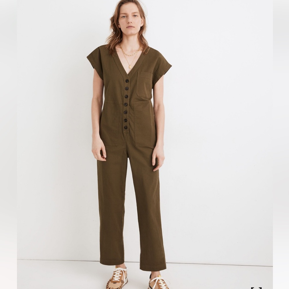 Madewelll small Cap-Sleeve Jumpsuit nwt
